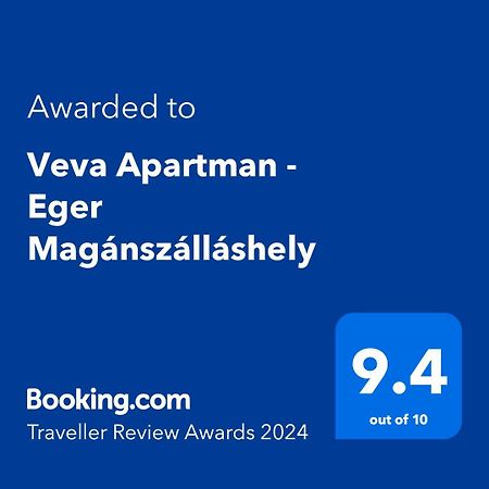 Veva Apartman - Eger Maganszallashely Ngoại thất bức ảnh